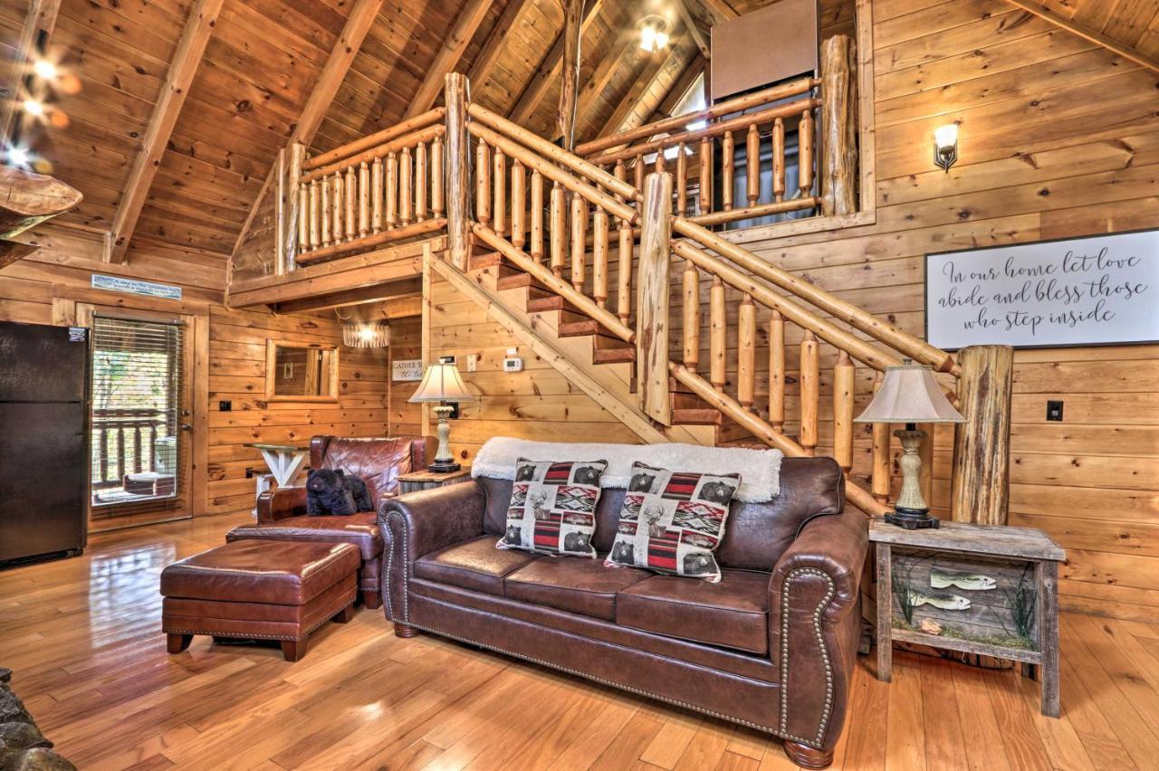 Smoky Mountain Log Cabin 7 Mi To Gatlinburg! Сивиървил Екстериор снимка